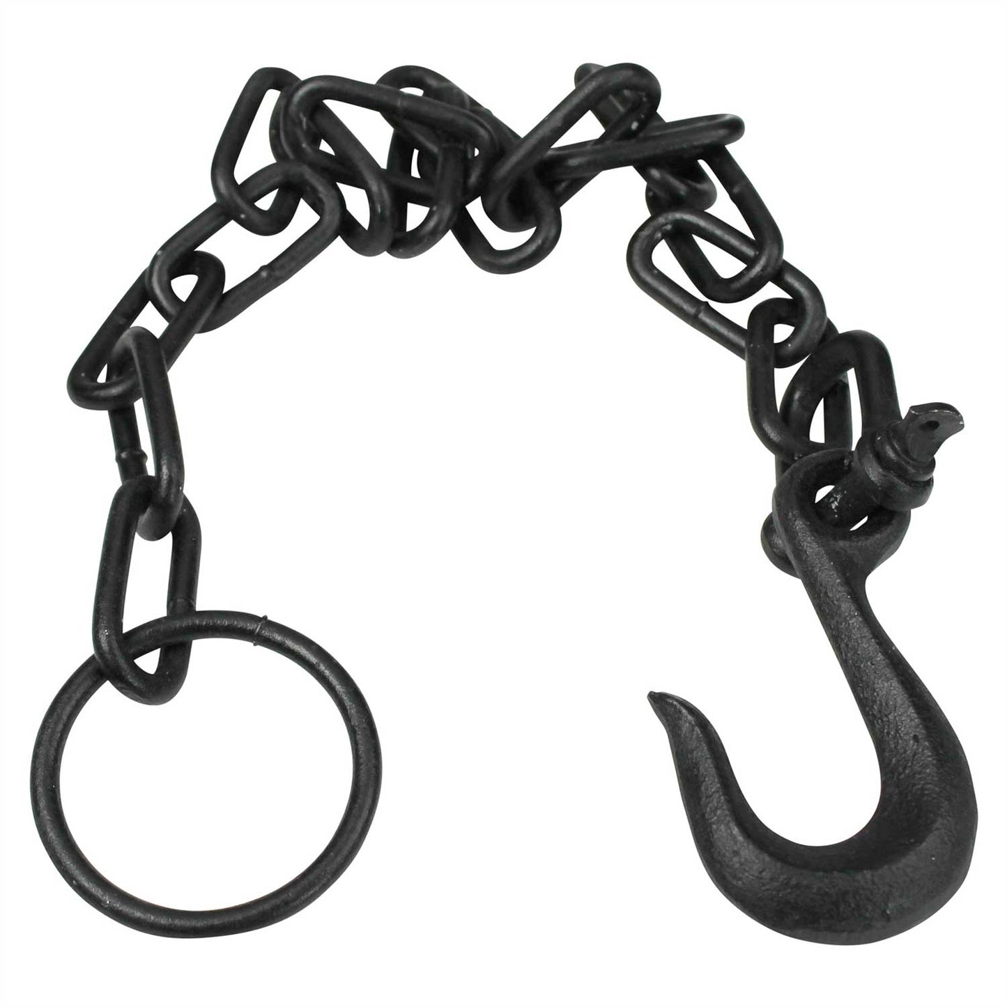 Decorative Cast Iron Chain with Hook - 3 Foot