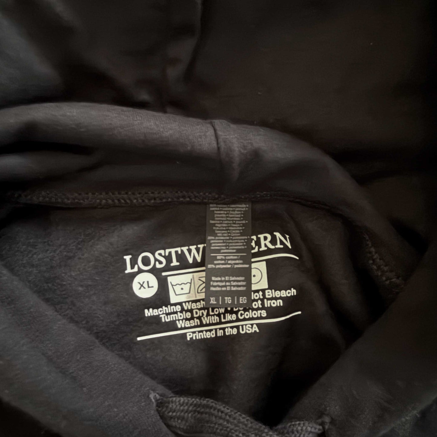Lostwestern Soft Blend Hoodie - Liberty Horse Black