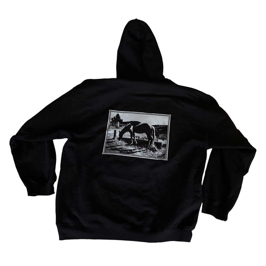 Lostwestern Soft Blend Hoodie - Liberty Horse Black