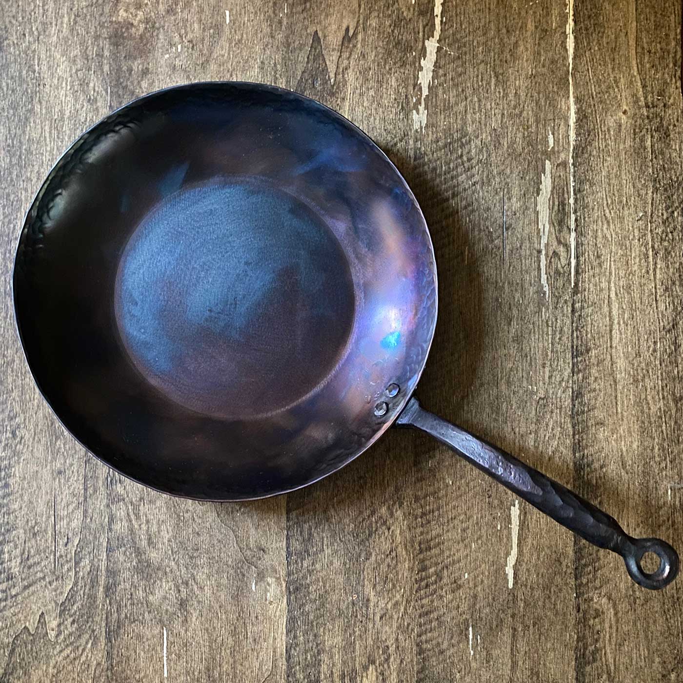 Hand Forged 10 Inch Steel French Skillet Pan