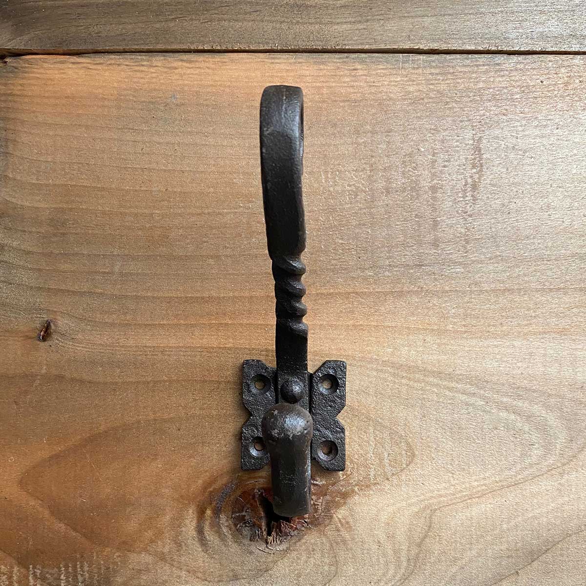 Cast Iron Rustic Double Wall Hook