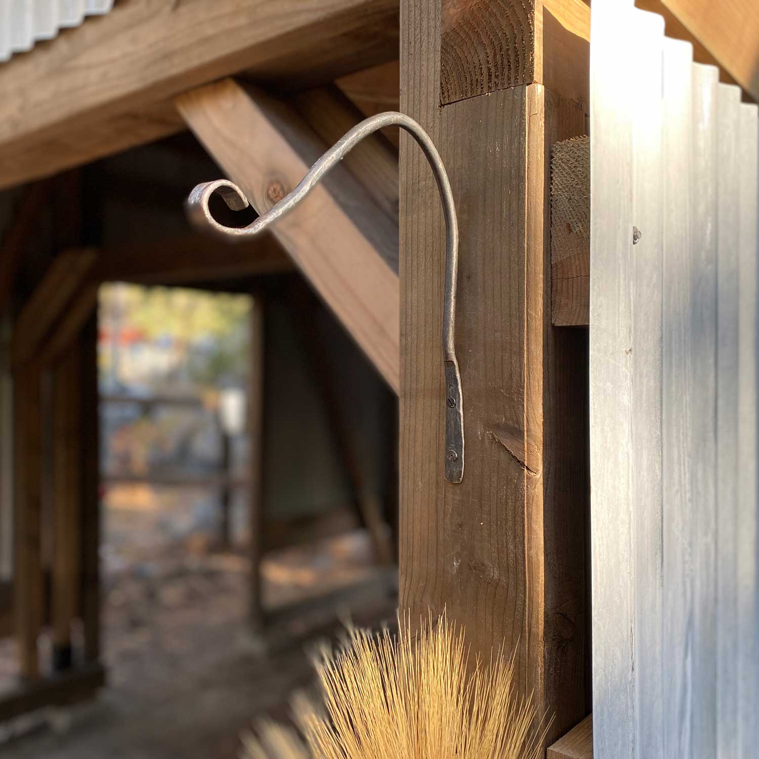 forged plant hanger Medium Hand Forged Plant Hanger Lantern Hook – Lostwestern