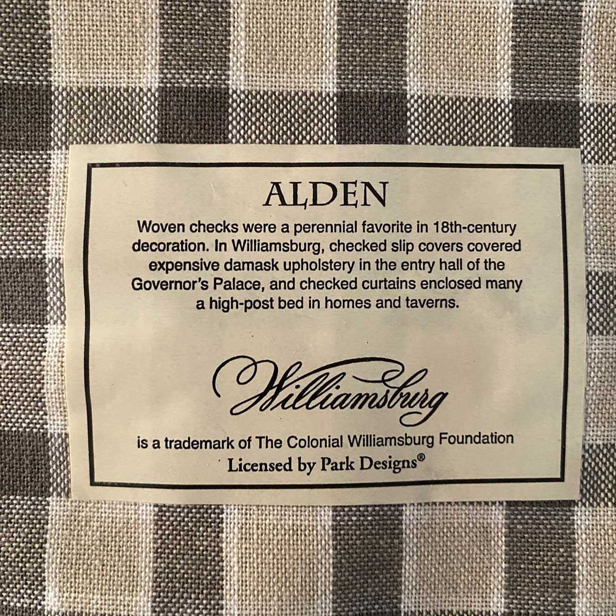 Park Designs Alden Check Tablecloth Table Topper 36 Inch