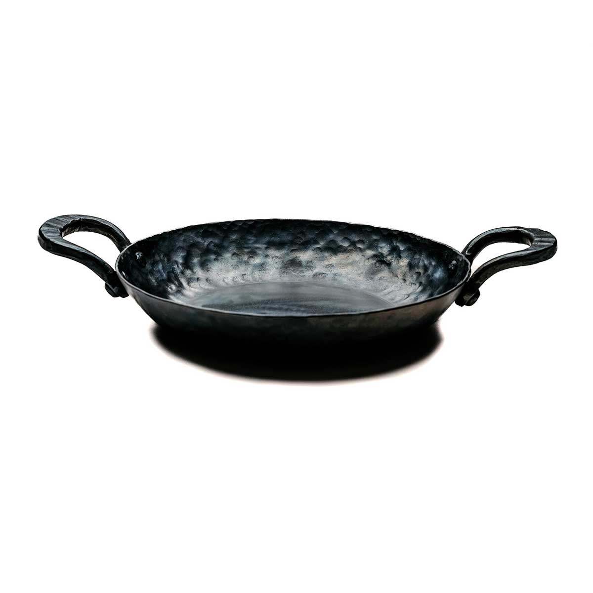 Hand Forged 10 Inch Steel Round Roaster Pan