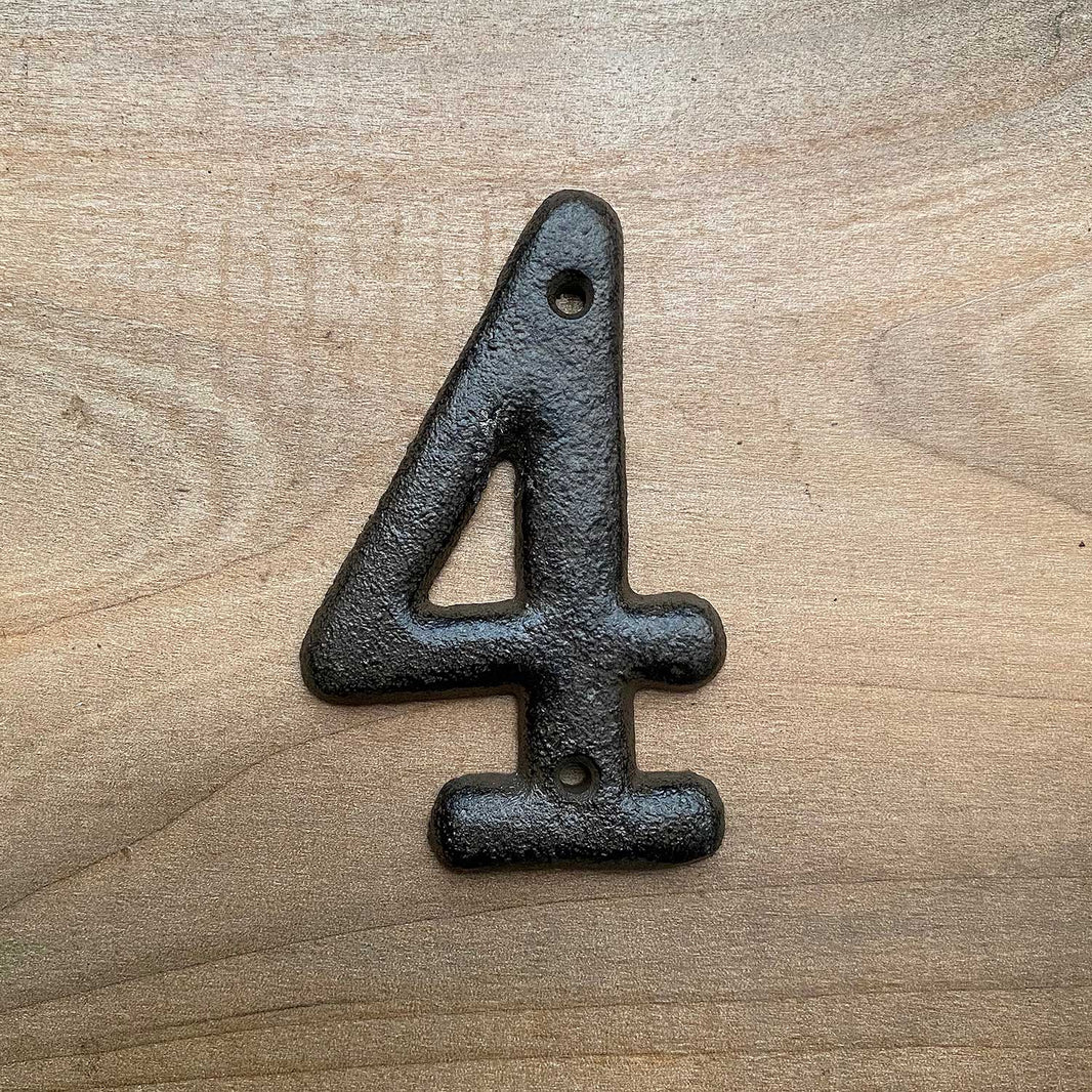 Rustic Iron Numbers For Houses, Cabins, Doors – Lostwestern