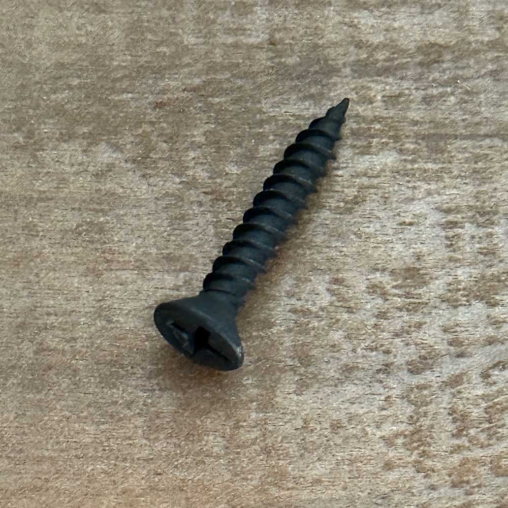 Black Phillips Head Number 8 x 1 Inch Screw