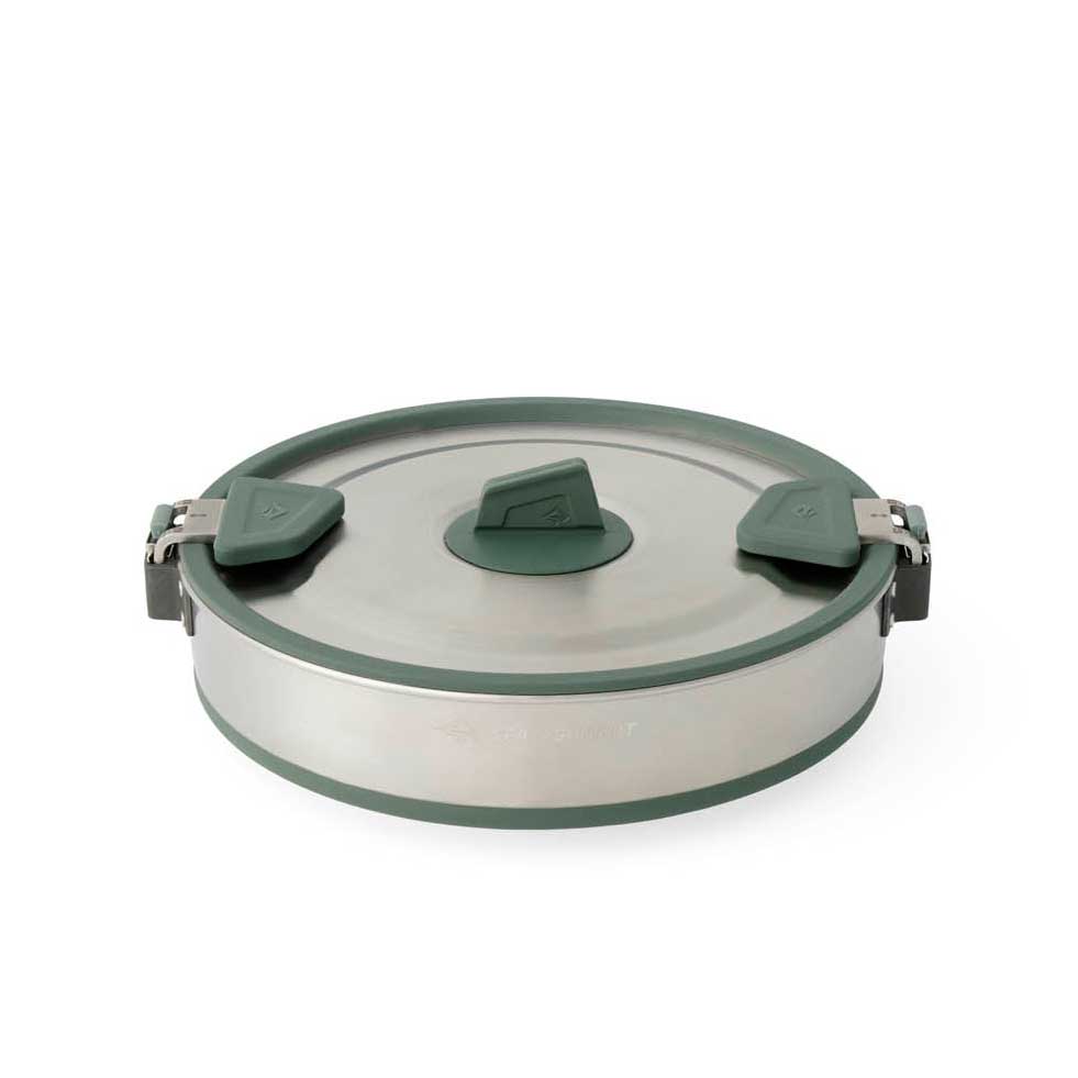 Detour Stainless Steel Collapsible Pot - 3 Liter  Laurelwreath Green