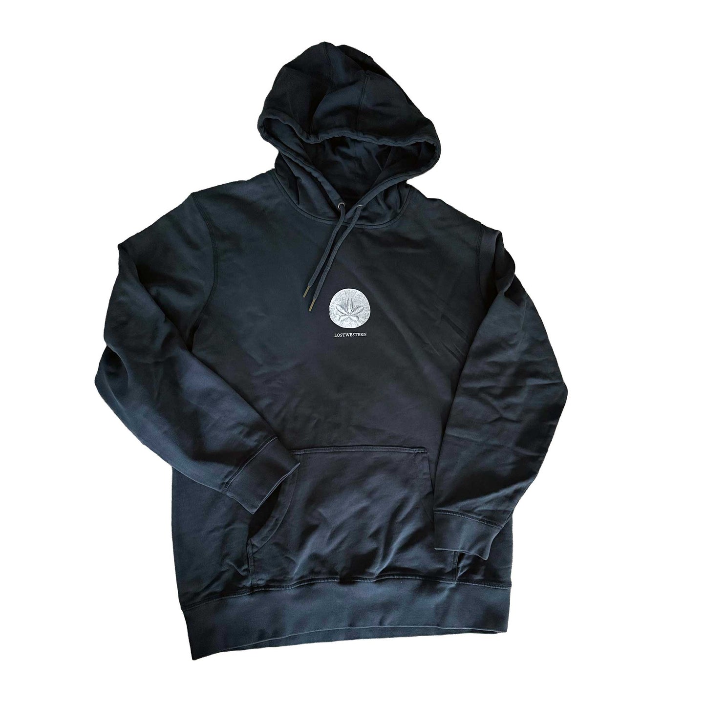 Lostwestern French Terry Hoodie - Sand Dollar Seaside Blue