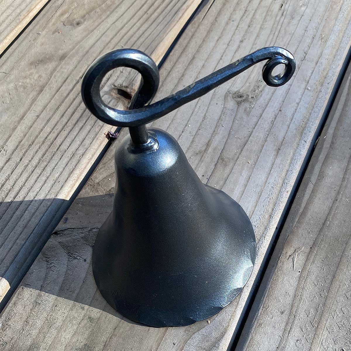 Small Knocker Bell With Forged Iron Design