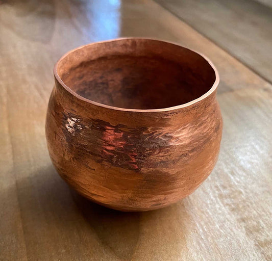Small Hand Forged Copper Bowl