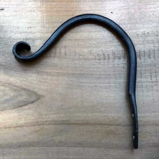 Small Rustic Hand Forged Plant Lantern Hook