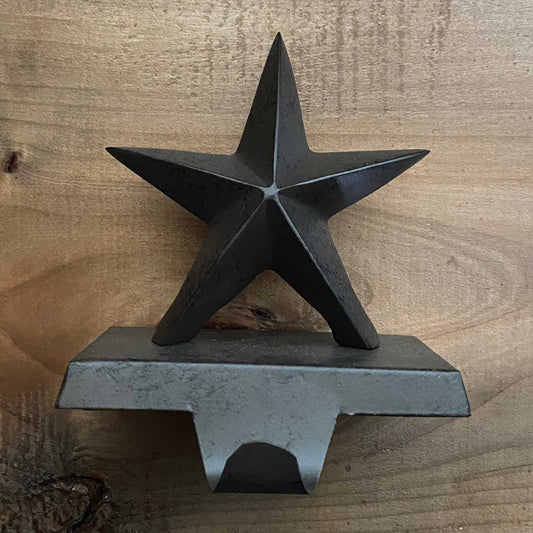 Star Stocking Hanger - Iron Mantel Hook