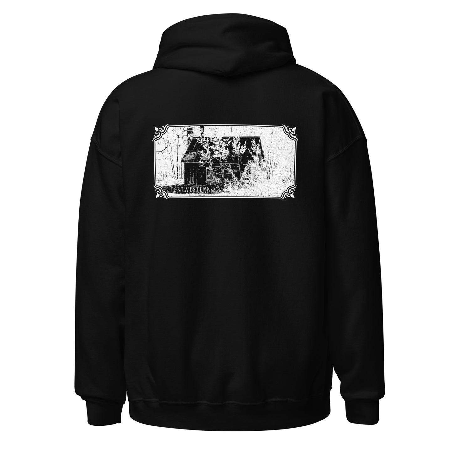 Lostwestern Heavy Blend Black Hoodie