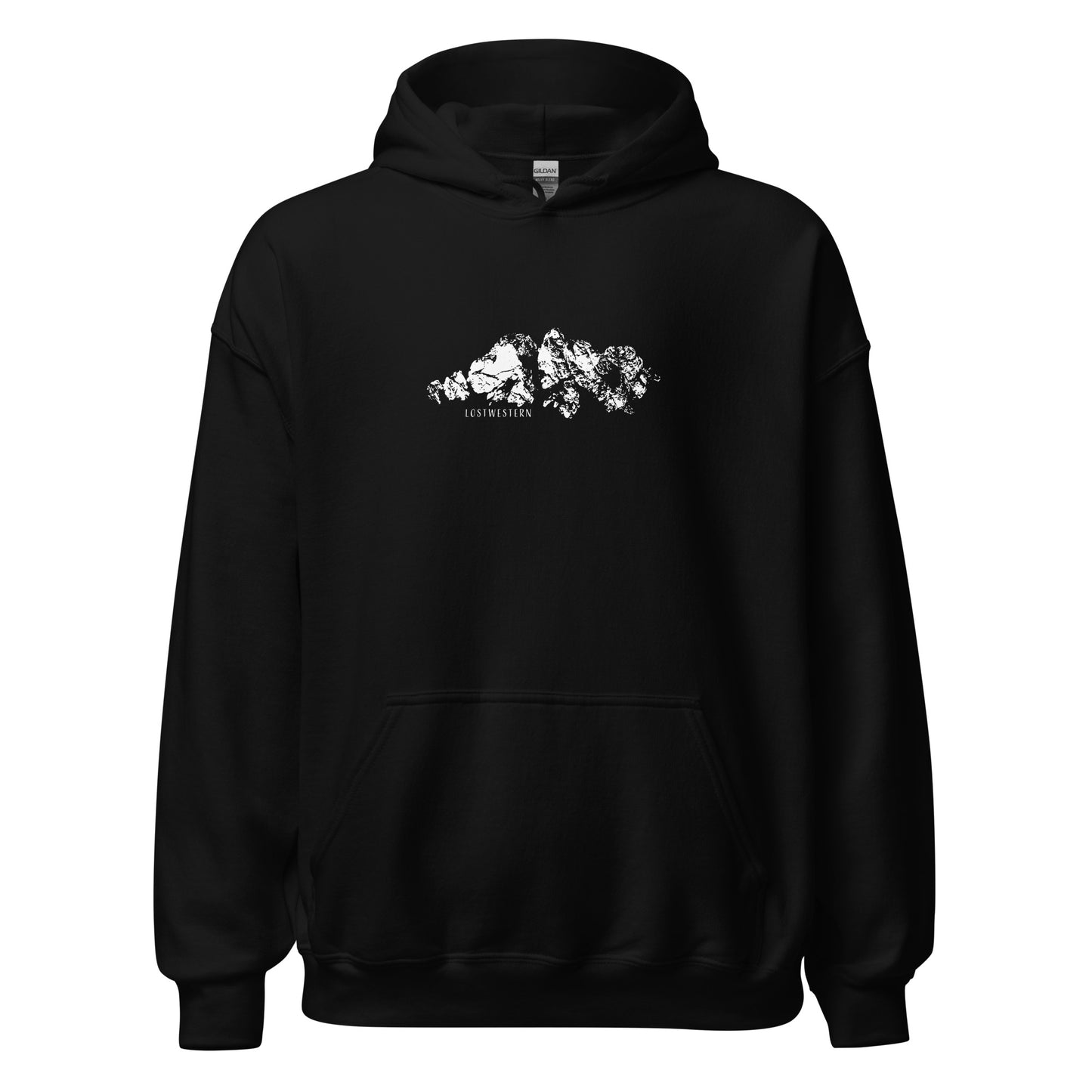 Lostwestern Heavy Blend Black Hoodie