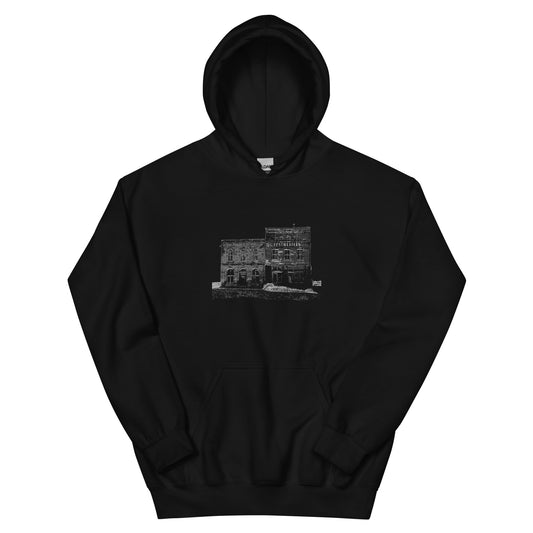 Lostwestern Ghost Town Grave Horse Heavy Blend Hoodie