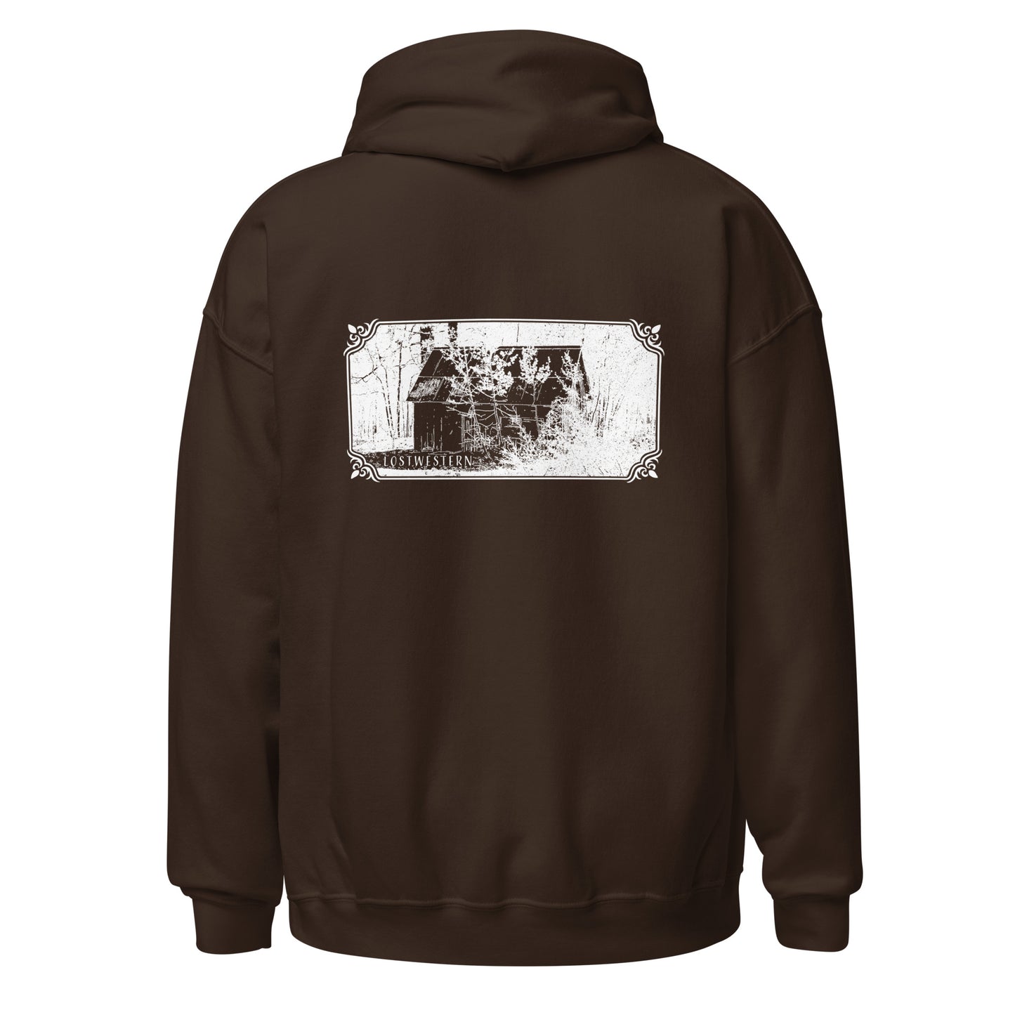 Lostwestern Heavy Weight Hoodie Brown