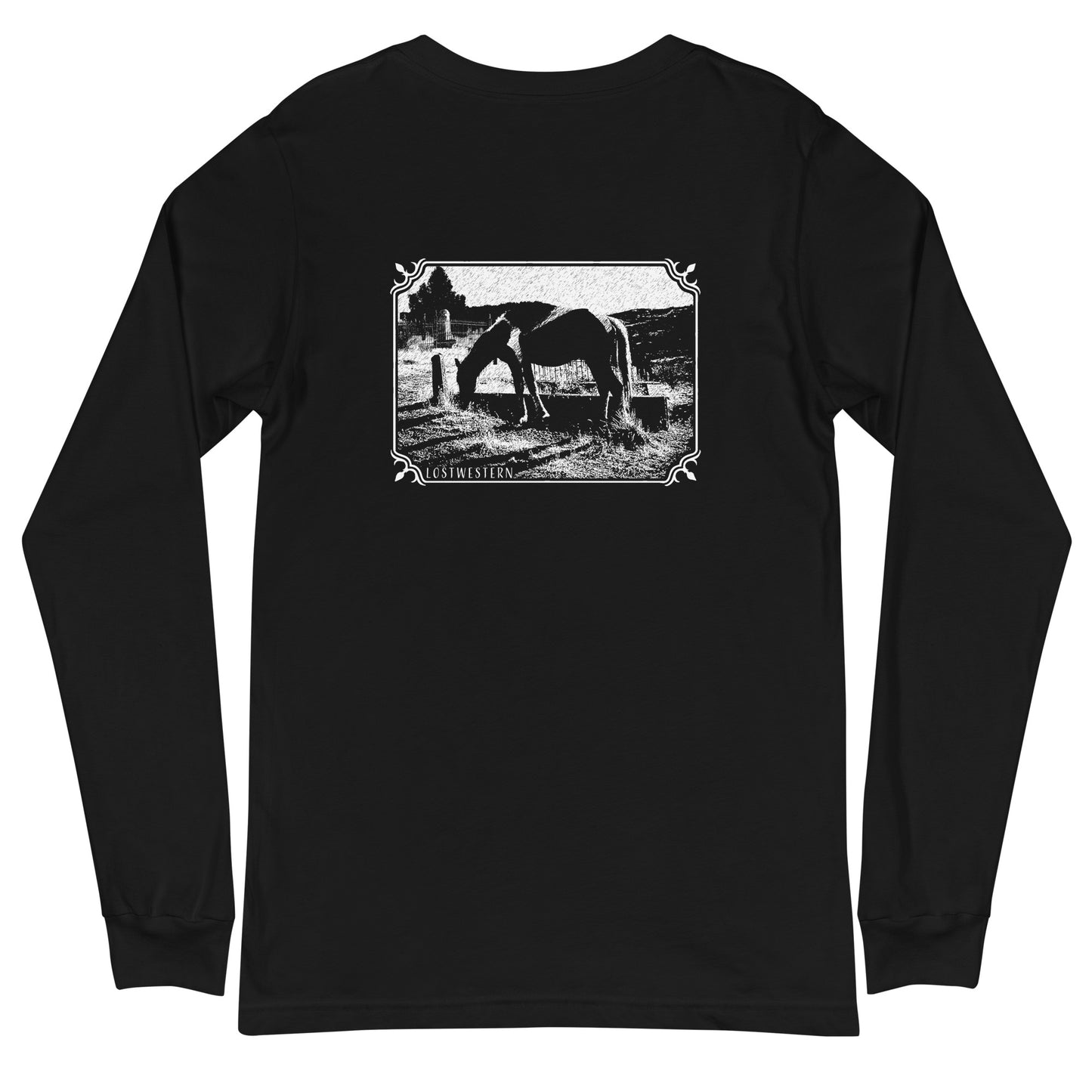 Ghost Town / Grave Horse Unisex Long Sleeve Tee T-Shirt