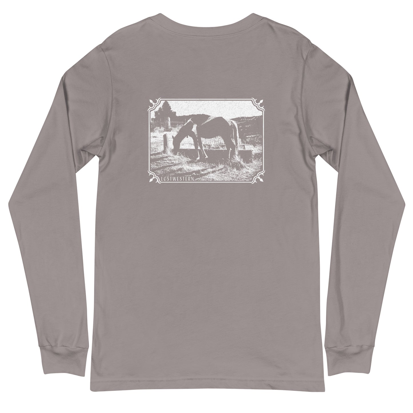 Ghost Town / Grave Horse Unisex Long Sleeve Tee T-Shirt