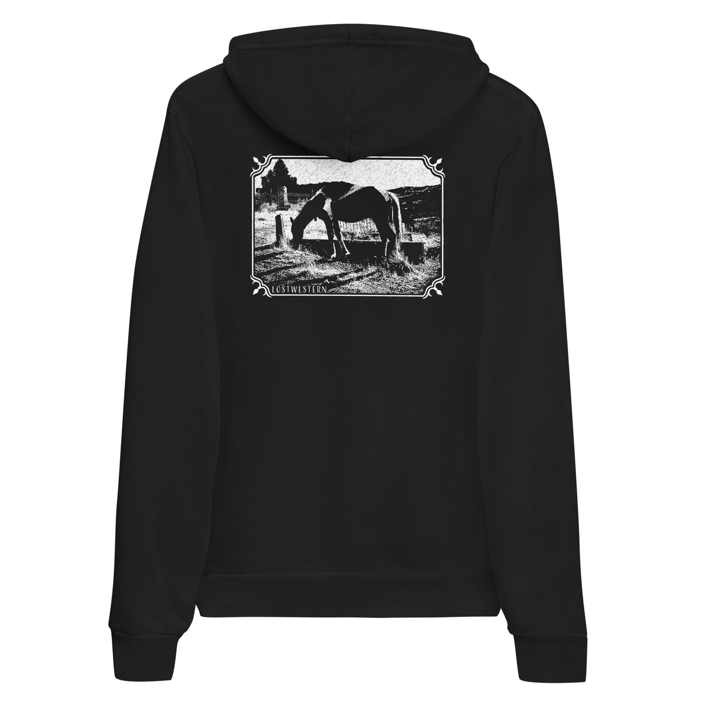 Lostwestern Ghost Town / Grave Horse Unisex Hoodie