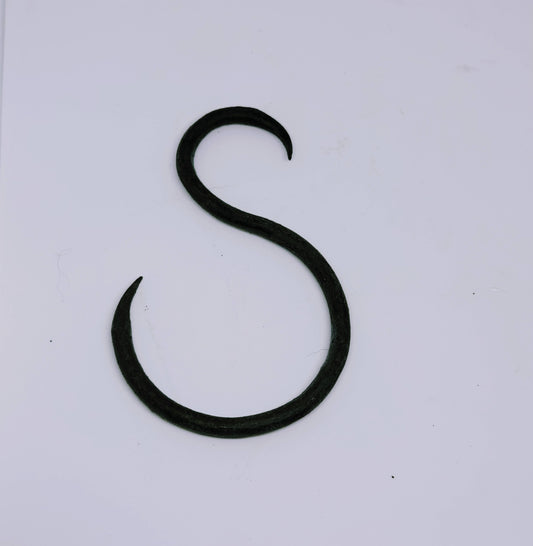 Hand Forged Asymmetric S hook