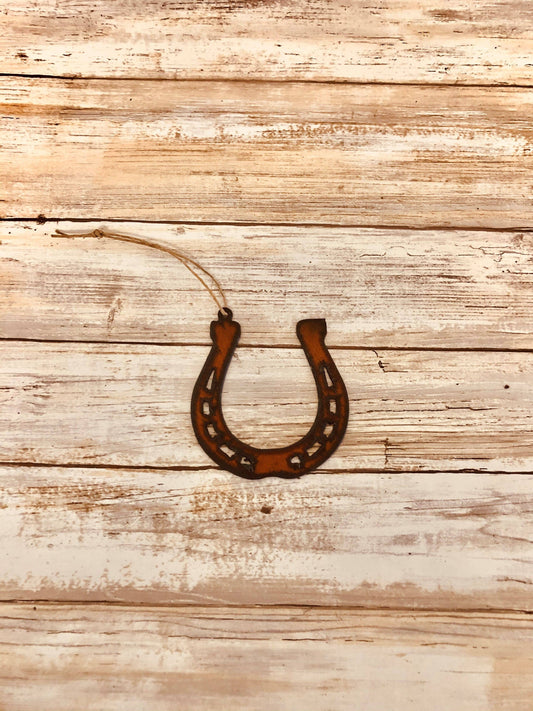 Horseshoe Western Ornament Rustic Iron