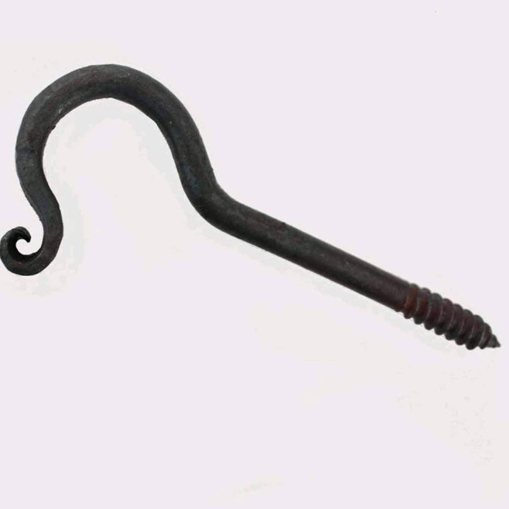 Four Inch Threaded Hook by Milwaukee Blacksmith – Lostwestern