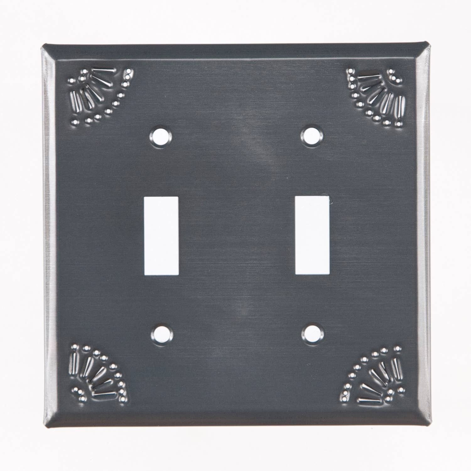 Light Switch Pattern Double Light Switch Cover with Chisel Pattern in Country Tin – Lostwestern