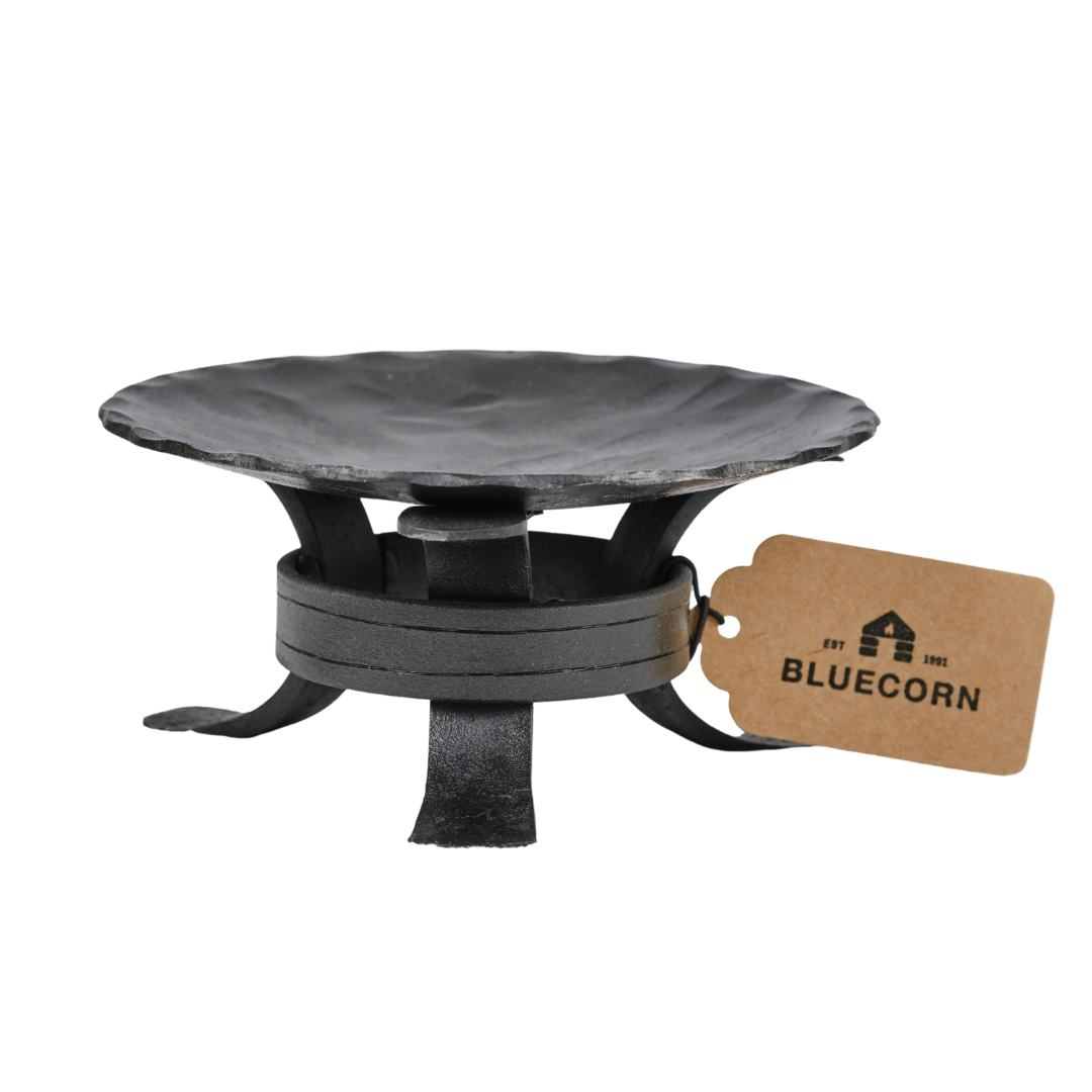 Forged Pedestal Pillar Holder by Bluecorn