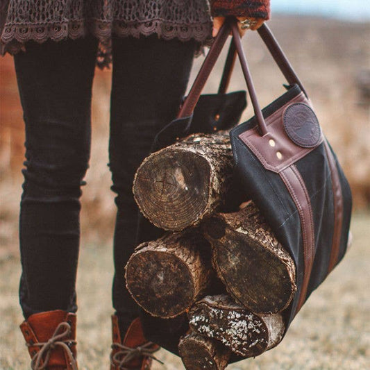 Duluth Pack Canvas / Leather Log Carrier