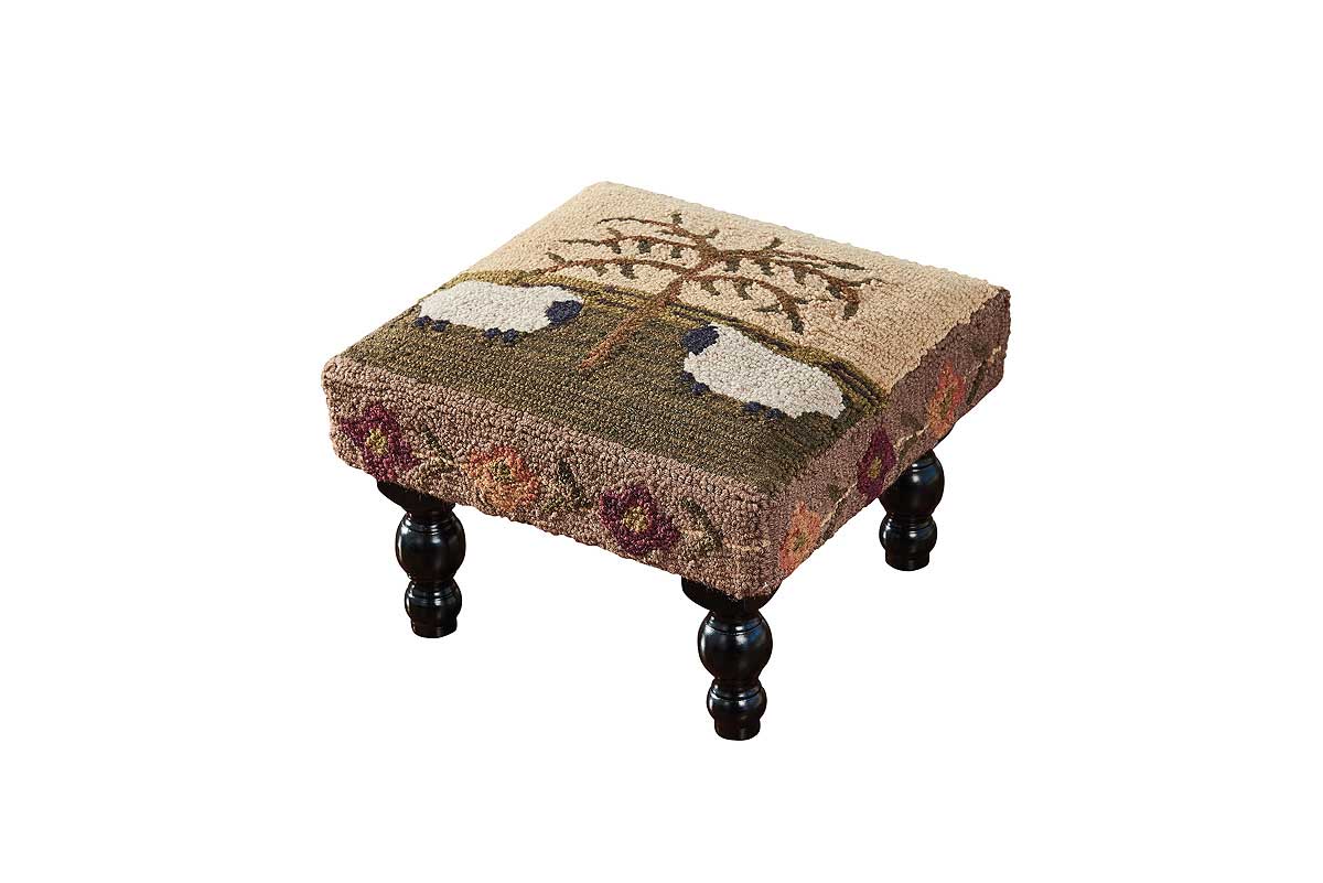 Park Designs Willow And Sheep Stool