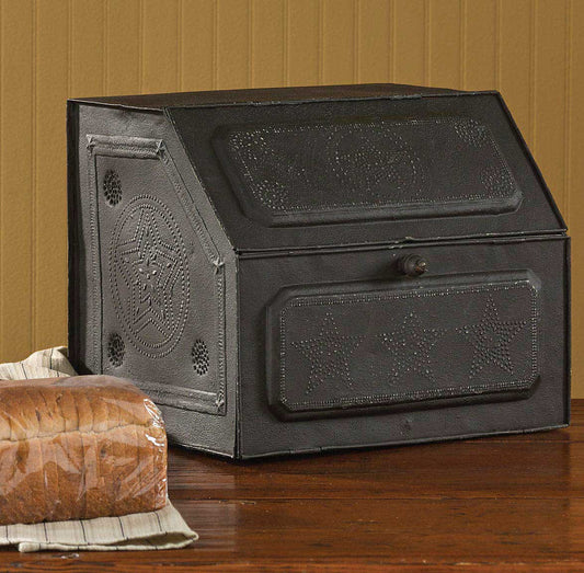 Park Designs Black Star Metal Bread Box