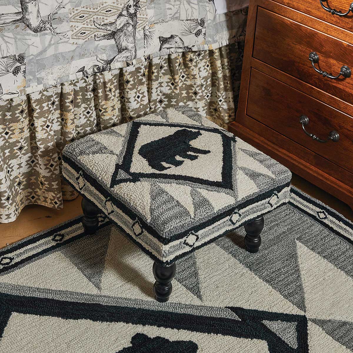 Native Design Stool Tribal Stool - Park Designs – Lostwestern