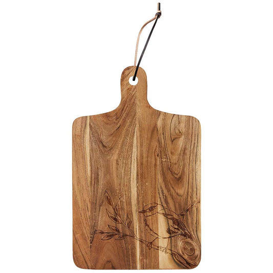 Leaves Etched Wood Cutting Board - Park Designs