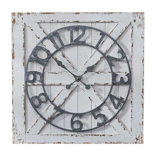 Barn Door Wall Clock