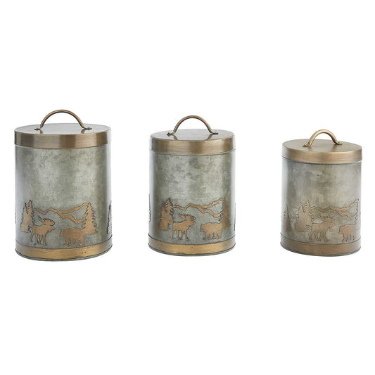 Foresters Canisters Set Of 3