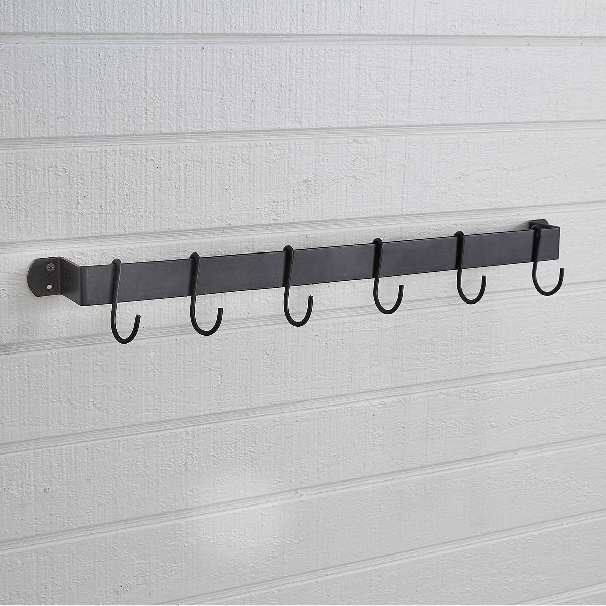 Park Designs Metal Mug and Pot Rack - Wall Mount With Hooks